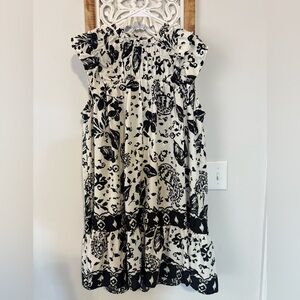Charming Black and White Umgee Dress